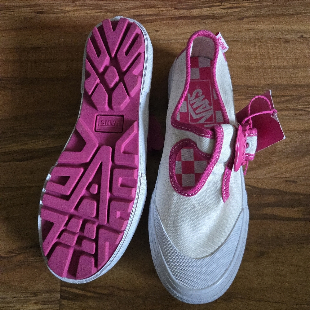 Vans Style 93 Dx Barbie Women Size 5 White Pink With Buckle 032026 - Picture 5 of 8